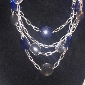 3 strand  necklace plastic but pretty